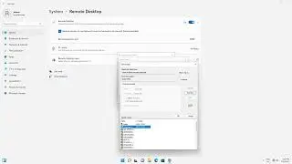 how to enable remote desktop service and add User Account in windows 11
