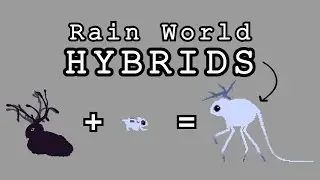 creating three new hybrid creatures for Rain World