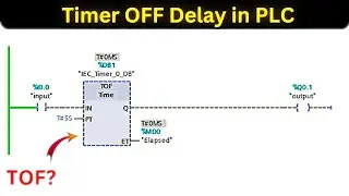 Timer OFF Delay in PLC | Tia portal tutorial