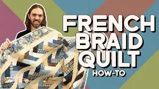 EASY French Braid Quilt! | FREE Jelly Roll Pattern