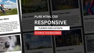 Pure CSS Responsive Grid Layouts | Grid Like Pinterest Using HTML&CSS