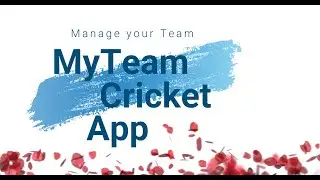 My Team App - Manage Your Cricket Team on iOS and Android
