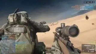 LUcy Day Sniping at Battlefield 4 ( Map : Giants of Karelia )  ...... Ha Ha Ha