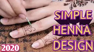 SIMPLE HENNA DESIGN||2020