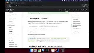 30 - Compile-time constants﻿ in Kotlin