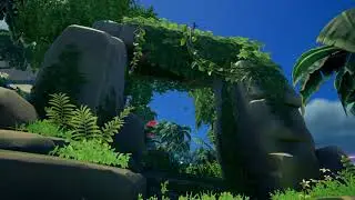 Underneath the stone gate to the North (Plunder Valley). Sea of Thieves