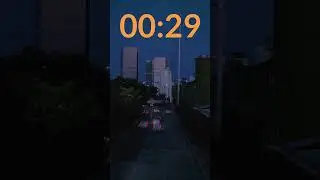 30 Seconds Countdown | City Lights Timer | #shorts #minutes #countdown #timer #silent #shorts