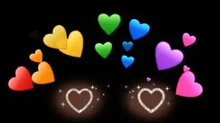 popping heart effect black screen heart effects | new black screen popping hewr multi colour effects