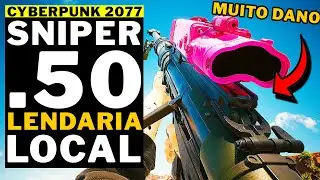 CYBERPUNK 2077  - PATCH 1.6 - SNIPER LENDARIA .50 INSANA!!!! LOCAL!!!