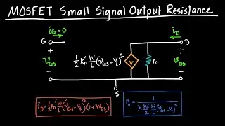 MOSFET Small Signal Output Resistance Explained