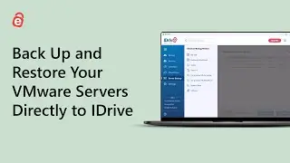 How to Back Up and Restore Your VMware Servers Directly to IDrive | IDrive Server Application