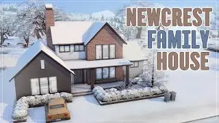 Семейный дом в Ньюкресте🏡│Строительство│Newcrest Family House│SpeedBuild│NO CC [The Sims 4]