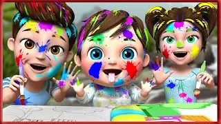 Color Mixing Magic | Educational Kids Songs & Nursery Rhymes By Banana Cartoon #shorts