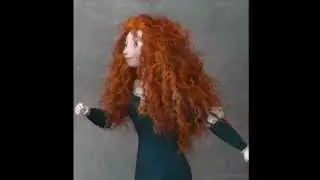 Animación y simulación de cabello en Brave, de Pixar.
