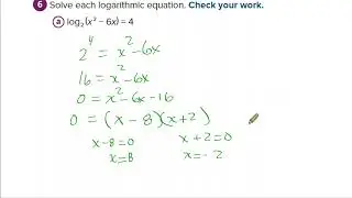 A2 Module 3 Topic 3 Lesson 4 Solving Exponential and Logarithmic Equations