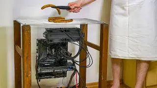 Making of Schwebender PC als Grill