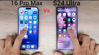 iphone 16 Pro Max vs Samsung S24 Ultra | SPEED TEST