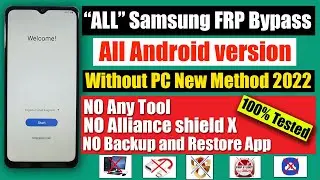 Samsung FRP Bypass Any Android Version Without Pc New Method 2022