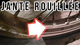 Tuto | RÉNOVATION JANTE de MOTO ROUILLÉ