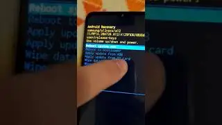 рассказываю про меню Recovery на Samsung a12 мой телефон