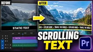 How to Add Scrolling Text to Video in Adobe Premiere Pro