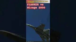 dcs dogfight - flanker vs Mirage 2000 #dogfight #dcs