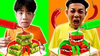 JANGAN SALAH PILIH MARTABAK TOPPING ANEH ! MAKAN PEDAS LEVEL 8 ! Tantangan CnX Adventurers