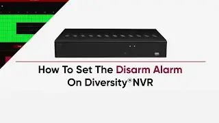 How To Set The Disarm Alarm On Diversity NVR