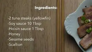 SWEET JUICY TUNA STEAK #shorts