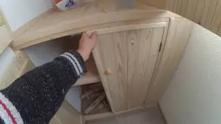 Смерековый шкаф на балкон.