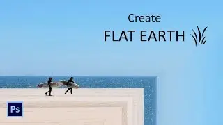 How to Create Flat Earth Photo Manipulation Effect - Photoshop Tutorials