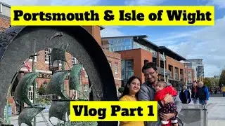 Portsmouth & Isle of Wight | Day trip from London | Weekend Getaway | UK Couple Travel Vlog​