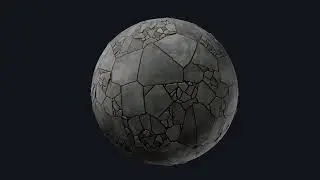 Stylized Cracked Stone - Substance Designer