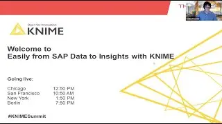 Easily from SAP Data to Insights with KNIME