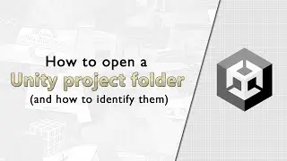 How to open a downloaded Unity project in a ZIP or folder