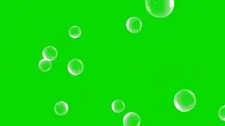Bubbles green screen effects