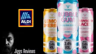 Sweetie Ciders By Aldi | Lemon Sherbet | Bubble Gum | Strawberry Laces