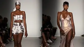 Sira Kante walks for LaQuan Smith