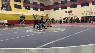 2023 Elizabeth Berry memorial clash at the creek. Champion Shayla Evans 106lb weight class￼