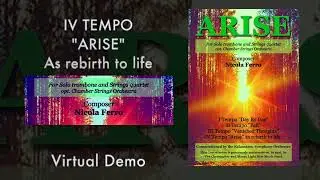 ARISE Composer Nicola Ferro - IV TEMPO ARISE as rebirth to life -  THE SCORE WILL BE RELEASE IN 2025
