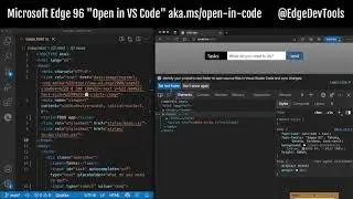 From Edge 96 onwards local files can get edited in Visual Studio Code and DevTools changes sync live