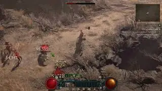 Diablo 4 - 2 Button Basic/Summoner Barb Nightmare 100 Carrion Fields