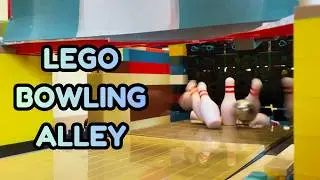 Automatic LEGO Bowling Alley with a Working LEGO Mindstorms Sweep