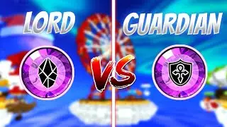 Lord VS Guardian Rune in Bedwars | Blockman Go Bedwars
