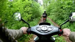 Покатушки на скутере #2 часть 1