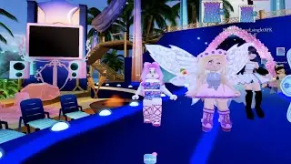 Необычный Мир Принцесс Royale High показ моды,Остров мечты! Roblox Part 2