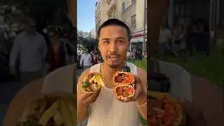 Trying the BEST GYRO in GREECE😳 #shorts #greece