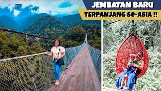 BANYAK YANG BARU ‼  PUNYA 3 JEMBATAN !!   SITU GUNUNG SUSPENSION BRIDGE SUKABUMI DESEMBER 2022