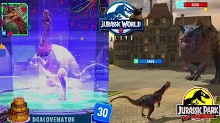 DRACOVENATOR TURNS 30! 🥳 Receives birthday punches from LORD LYTHRONAX...  Jurassic World Alive 2.23
