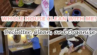 WHOLE HOUSE CLEAN WITH ME! | EXTREME CLEANING MOTIVATION